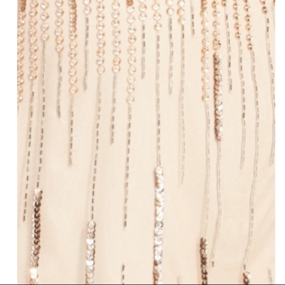 14W-24W Adrianna Papell Woman Size beaded dress - Picture 5 of 14